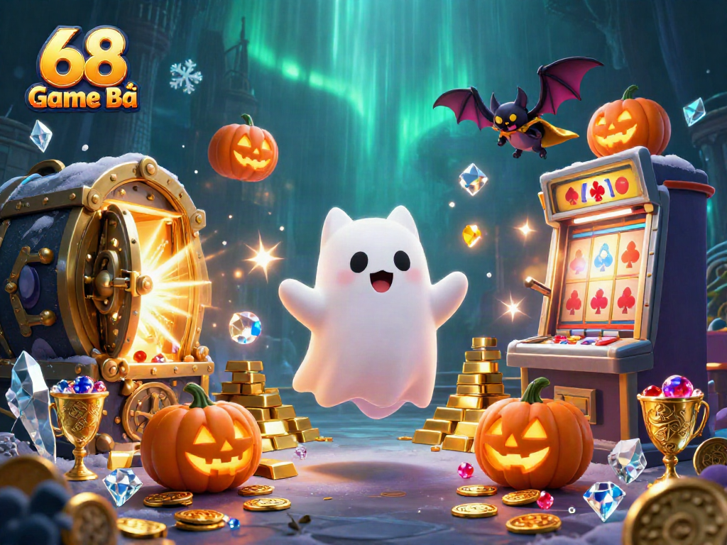 Engage with thrilling gameplay in 68 Game Bài, featuring casino-themed characters and rich prizes.