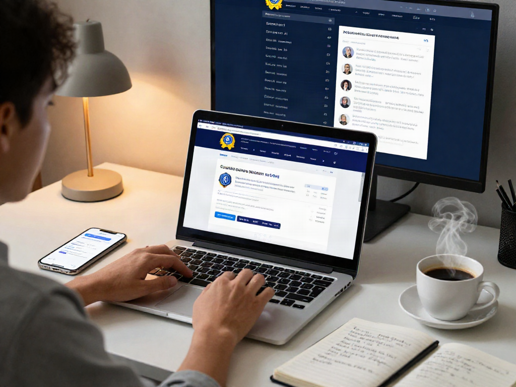 토토사이트 검증 먹튀스팟 user analyzing secure online betting platforms and safety tips on a laptop.