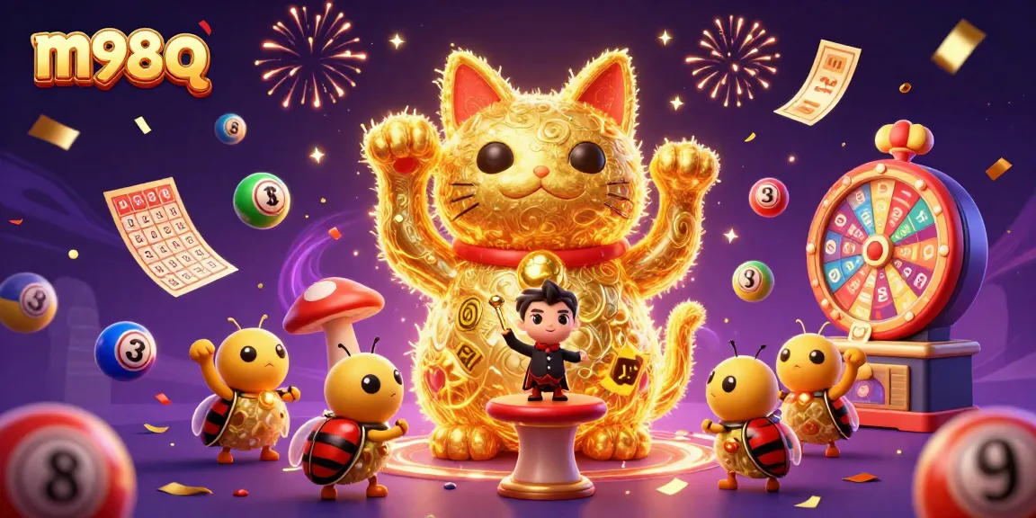 Experience exhilarating moments with m98 q as golden fireflies take casino center stage.