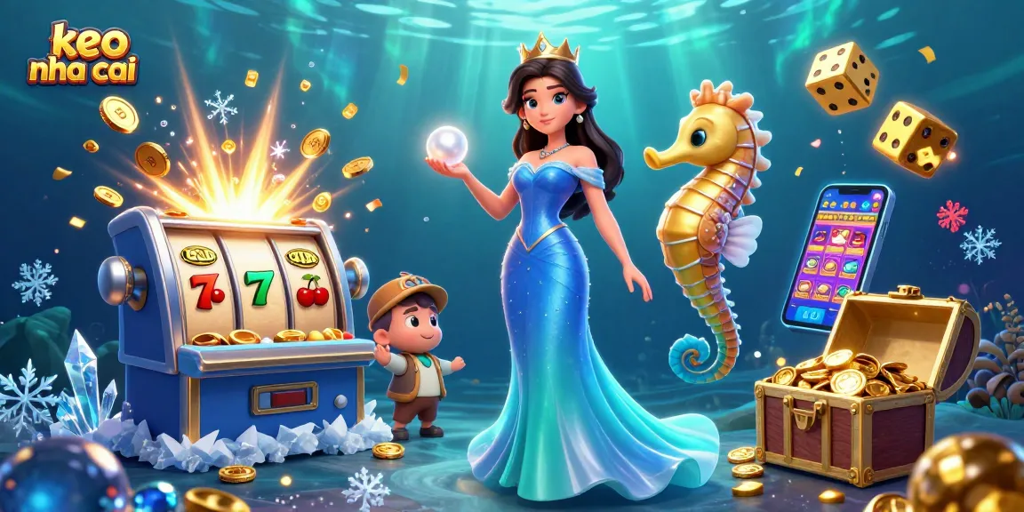 Engage with keo nha cai while exploring captivating 3D casino illustration filled with vibrant gaming elements.